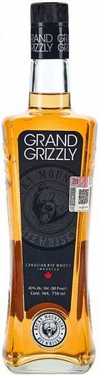 Виски Grand Grizzly  Rye Whisky  750 мл