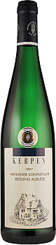 Вино Kerpen Wehlener Sonnenuhr Riesling Auslese Керпен Веленер Зонненур Рислинг Ауслезе 1998 750 мл
