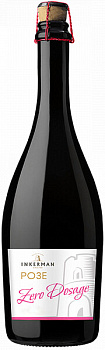 Игристое вино Inkerman Rose Zero Dosage Extra Brut  750 мл