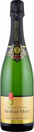 Вино игристое  Arthur Metz Cremant d'Alsace Brut  750 мл