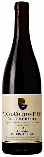 Вино Domaine Follin-Arbelet Aloxe-Corton 1er Cru Clos du Chapitre  2017 750 мл 13,5%