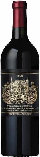 Вино Chateau Palmer Margaux АОС Grand Cru Classe  1999 750 мл 13%