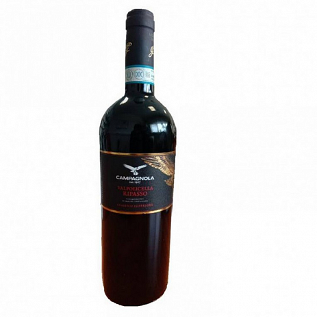 Вино  Valpolicella Ripasso Classico Superiore DOC Campagnola red dry     2019 750 мл