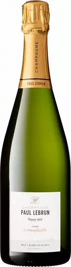 Шампанское Champagne Paul Lebrun L'Irremplacable Brut Blanc de Blancs 2018 750 m