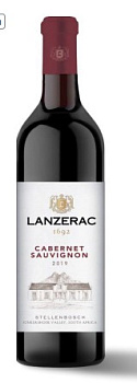 Вино Lanzerac  Cabernet Sauvignon Stellenbosch WO 2019 750 мл