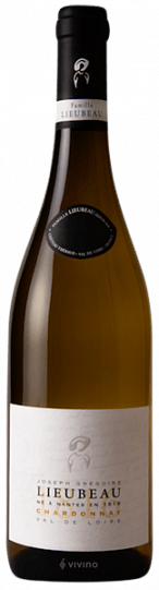 Вино  Famille Lieubeau Chardonnay  2021 750 мл 