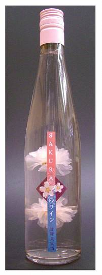 Вино   L'Orient Sakura No Wine Л'Ориент Сакура розовое  с леп
