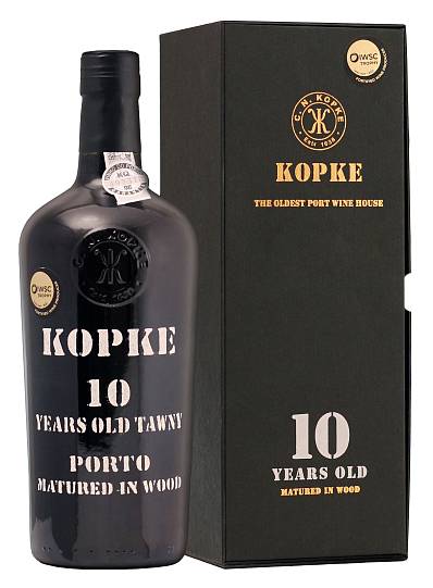 Портвейн Kopke 10 Years Old Porto gift box Копке Порто 10-летний 