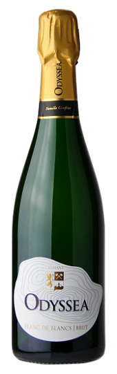 Игристое вино Vignobles Gonfrier    Odyssea Crémant Blanc de Blancs Brut   75