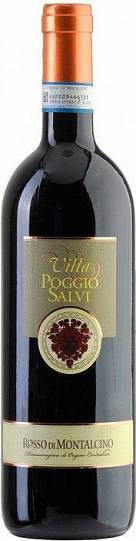 Вино Villa Poggio Salvi Rosso di Montalcino DOC Вилла Поджио Сальви 