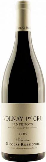 Вино Domaine Nicolas Rossignol  Volnay AOC 1er Cru  Santenots   2015 375 мл 13,5%