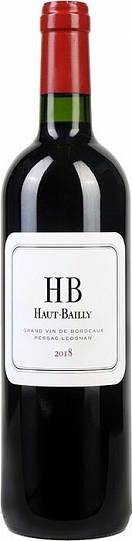Вино HB Haut-Bailly Pessac-Leognan 2018 750 мл 14%