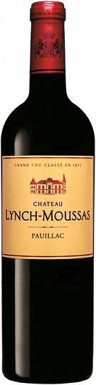 Вино Chateau Lynch-Moussas Grand Cru Classe Pauillac 2017 750 мл 13,5%