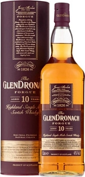 Виски  Glendronach  Forgue 10 Years Old, in tube  700 мл  43%