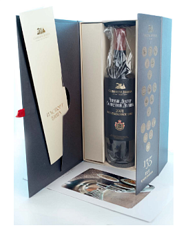 Вино Солнечная Долина Черный Полковник в подарочной коробке 2001 750  мл