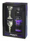 Бальзам Riga Black Balsam Currant  Рижский черный со вкусом черной смородины в п/у + 2 рюмки  500 мл