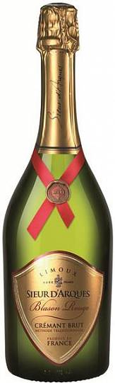 Игристое вино Sieur d’Arques Blason Rouge Cremant Brut Limoux AOC 750 мл