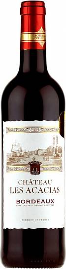 Вино Chateau les Acacias Bordeaux AOP  2019 750 мл