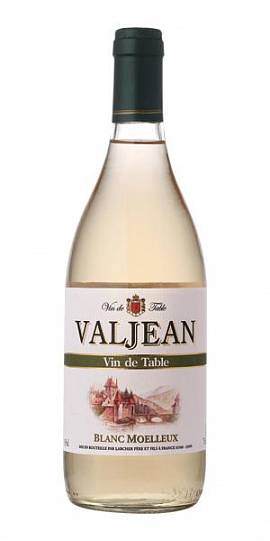 Вино Valjean Blanc Moelleux Вальжан Блан Моэлё белое полусл