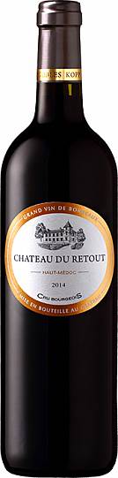Вино Haut-Medoc АОС Chateau du Retout Cru Bourgeois 2017 750мл 13% 