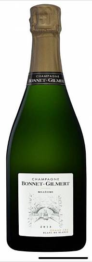 Шампанское Bonnet Gilmert Blanc de Blancs Millesime Brut Champagne АОС 2013 7