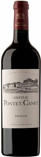 Вино Chateau Pontet-Canet  Pauillac AOC 5-me Grand Cru Classe  13%  2013  750 мл