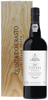 Портвейн Quinta do Crasto Vintage Porto gift box  2017  750 мл