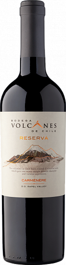 Вино  Bodega Volcanes de Chile  Reserva Carmenère  Бодега Волканес де