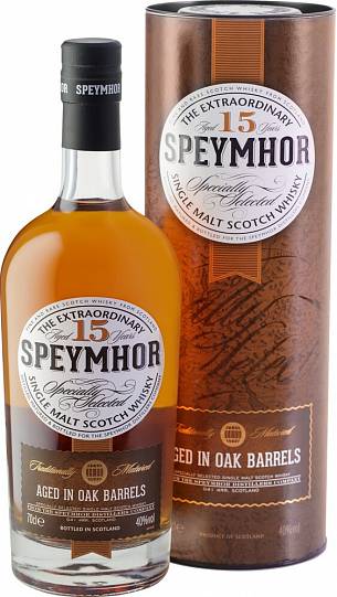 Виски Speymhor 15 y.o. Single Malt Scotch Whisky gift box 700 ml