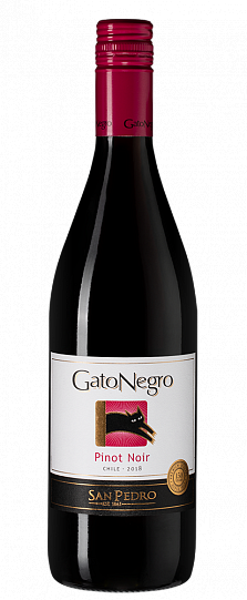 Вино Gato Negro Pinot Noir Гато Негро Пино Нуар 2018 750 мл