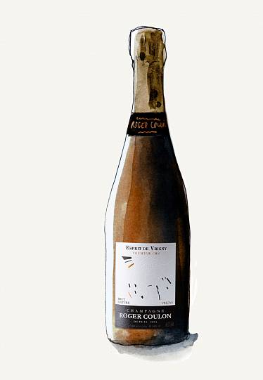Шампанское Roger Coulon  Esprit de Vrigny Premier Cru 2018 750 мл 12%