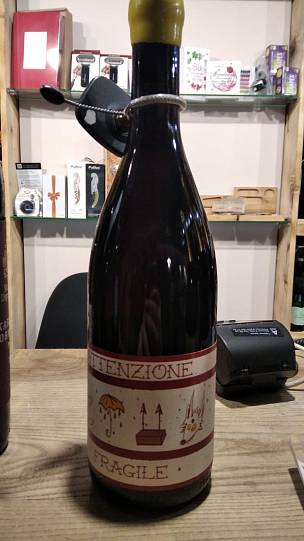 Вино Attenziona Fragile Toscana Rosso red dry 2021  750 мл