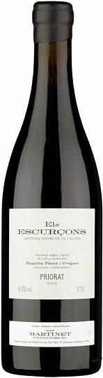 Вино Mas Martinet Els Escurcons  Priorat DOQ  2018  750 мл