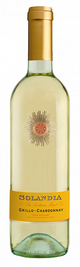 Вино  Solandia  Grillo-Chardonnay Terre Siciliane IGT   2015 750 мл
