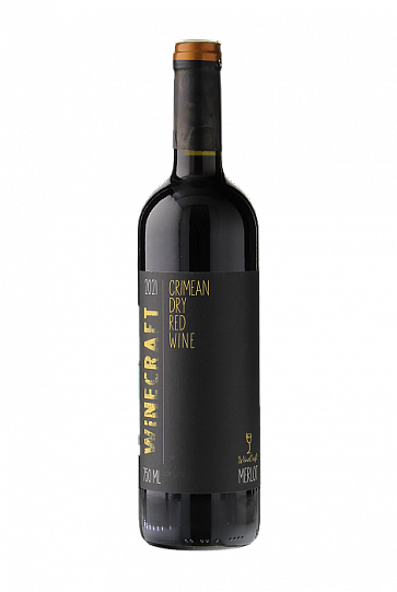 Вино Winecraft Merlot   Black label Multivintage  Вайнкрафт   Мерло Бл