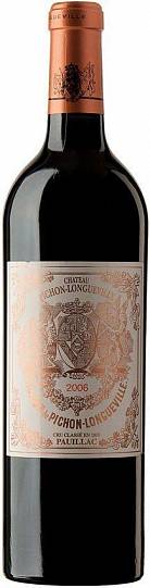 Вино Chateau Pichon Longueville Baron Pauillac AOC 2-eme Grand Cru Classe   2006 1500 
