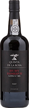 Портвейн Quinta De La Rosa Lote N 601 Ruby Port  750 мл
