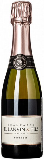 Шампанское Champagne H. Lanvin & Fils Brut Rose 2016 375 мл 12,5%