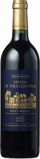 Вино Chateau De Villegeorge Cru Bourgeois Superieur Haut Medoc AOC  750 мл