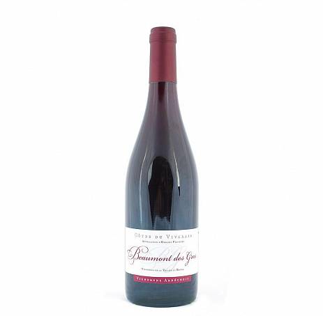 Вино  Vignerons Ardechois AOP Cotes du Vivarais Beaumont des Gras  2015 750 мл