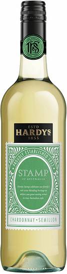 Вино Hardys Stamp  Chardonnay-Semillon Стамп  Шардонне-Семильон  