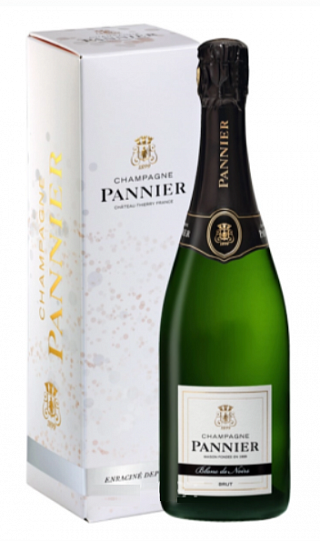 Шампанское Champagne Pannier Blanc de Noirs Brut gift box 750 мл