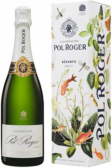 Шампанское Pol Roger Brut Reserve gift in box  750 мл