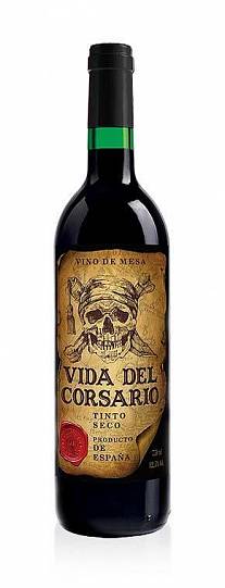 Вино Vida Del Korsario Вида дель Корсарио красное сухое 75