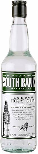 Джин South Bank London Dry Gin  1000 мл
