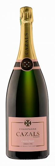 Шампанское  Claude Cazals, Cuvee Rosee Grand Cru 1500 мл 12.5%