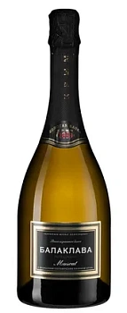 Игристое вино Балаклава Мускат  белое полусладкое  750 мл 11,5 %