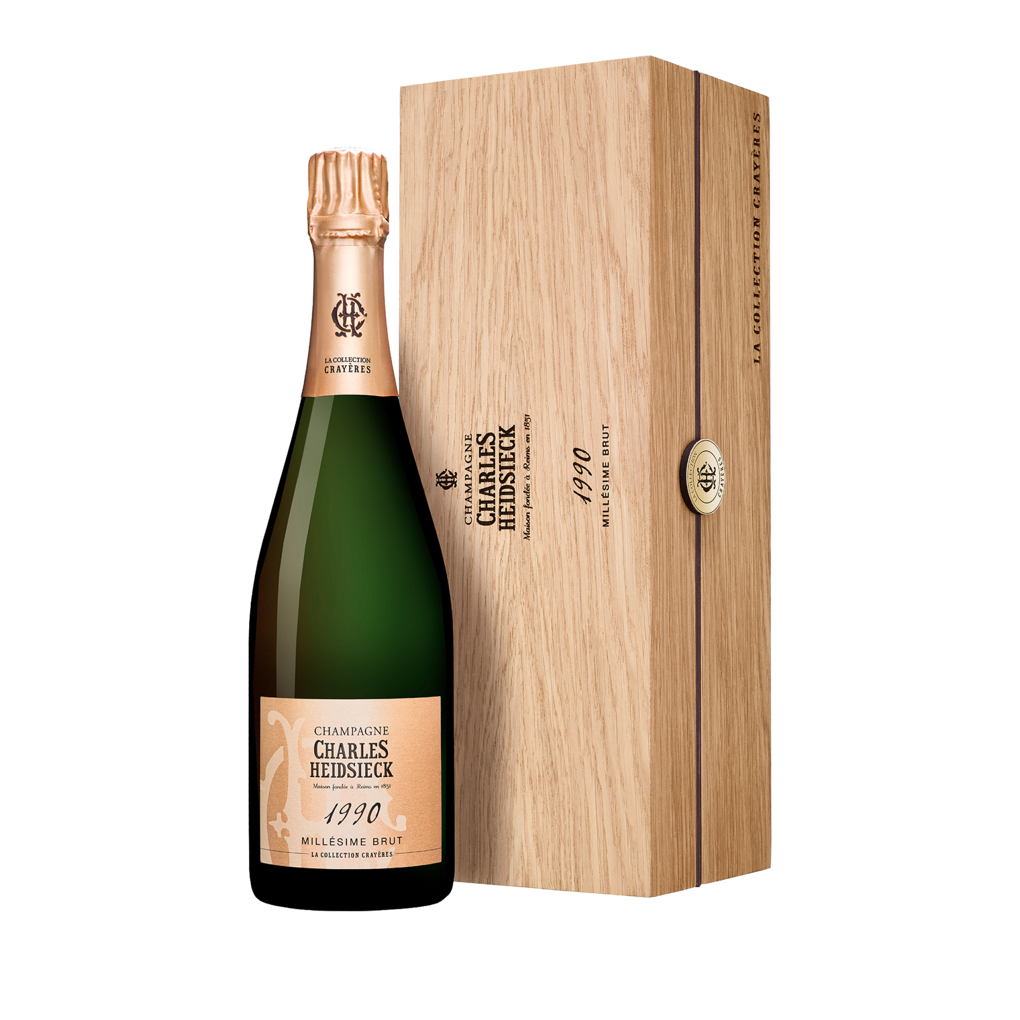 Шампанское Charles Heidsieck  La Collection Crayères gift box  1990 750   мл