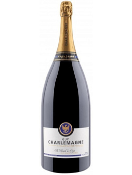 Шампанское  Champagne Guy Charlemagne Reserve Blanc de Blancs Le Mesnil  1500 мл 12%
