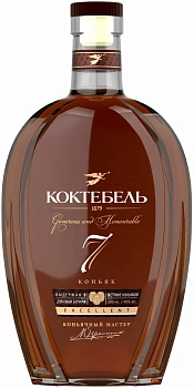 Коньяк Коктебель Выдержанный 7 лет  500 мл